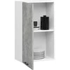 AKORD Spinta Oliwia Balta/betonas 50x30x72