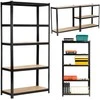 AKORD Metalinė lentyna juoda 90x40x180