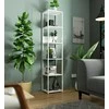 AKORD Metalinė lentyna Loft Balta/balta 40x32x192