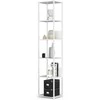 AKORD Metalinė lentyna Loft Balta/balta 40x32x192