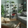 AKORD Metalinė lentyna Loft Balta/balta 40x32x192