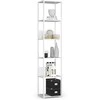 AKORD Metalinė lentyna Loft Balta/balta 40x32x192