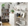AKORD Policos Metalinis Loft Balta 70x32x192