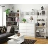 AKORD Policos Metalinis Loft Balta 70x32x192