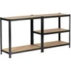 AKORD Metalinė lentyna juoda 90x30x180