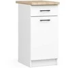 AKORD Spinta Oliwia su baltais stalu 40x46x85
