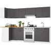 AKORD Spinta Oliwia su stalu baltu/szaru 46x90x82