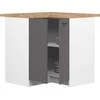 AKORD Spinta Oliwia su stalu baltu/szaru 46x90x82