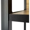 AKORD Spinta pramonės juoda / ąžuolo Artisan 70x32x192