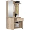AKORD Įėjimo baldų rinkinys Entro Dąb Sonoma 95x35x183