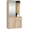AKORD Įėjimo baldų rinkinys Entro Dąb Sonoma 95x35x183