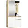 AKORD Įėjimo rinkinys Entro Dąb Rzemiešlniczy/baltas 95x35x183