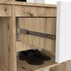 AKORD Įėjimo rinkinys Entro Dąb Rzemiešlniczy/baltas 95x35x183
