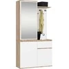 AKORD Įėjimo baldų rinkinys Entro Dąb Sonoma/baltas 95x35x183