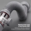 Akord reguliuojamas praustuvo sifonas, pilkos spalvos