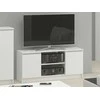 TV staliukas TV spintelis Akord su 2 durimis 1 lentyna Balta 140x40x55