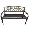 AKORD Sėdėjimo suoliukas sodo Iris Brown 127x62x86
