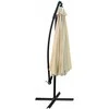AKORD Garden Parasol Cynia rusvai gelsvas 245x245x245