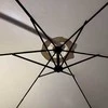 AKORD Garden Parasol Cynia rusvai gelsvas 245x245x245