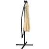 AKORD Garden Parasol Milin rusvai gelsvas 245x245x245