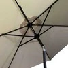 AKORD Garden Parasol Orient rusvai gelsvas 235x235x235