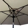 AKORD Garden Parasol Orient rusvai gelsvas 235x235x235