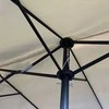 AKORD Gamtos spalvos sodo skėtis Tilia Bežowy 245x245x245