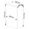 AKORD Spinta Lima Balta/sonomos 50x31x72