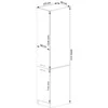 AKORD Spinta Oliwia Balta 40x57x205
