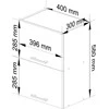 AKORD Spinta Oliwia Balta 40x30x58
