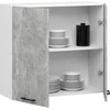 AKORD Spinta Oliwia Balta/betonas 80x30x72