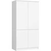 AKORD Spinta 4 durų Balta 90x51x180