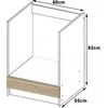 AKORD Spinta Lima Balta/sonomos 60x55x82