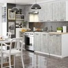 AKORD Spinta Oliwia Balta/betonas 30x30x72