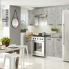 AKORD Spinta Oliwia Balta/betonas 60x30x72