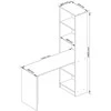 AKORD Darbastalis su spinta Smart Balta 125x50x180