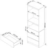 AKORD Policos Balta 60x35x180