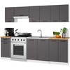 AKORD Spinta Oliwia su stalu baltai pilka spalva 55x60x85