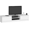 TV staliukas AKORD TV stalių balta 160x40x33