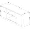 TV staliukas TV spintelė Akord su 2 durimis, 1 lentyna, Sonoma 120x40x55