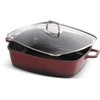 LT1286 BAKING PAN 28X28 Raudonas CAST LAMART