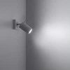 Sollux Lighting Baltas sieninis šviestuvas RING su jungikliu