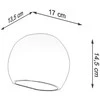 Sollux Lighting Lakuotas sieninis šviestuvas GLOBE baltas blizgesys
