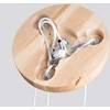 Pakabinamas šviestuvas Sollux Lighting Lempos pakabos PEKKA 3P blanc/bois naturel