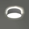 Lubinis šviestuvas Sollux Lighting Sollux Sieninis šviestuvas ARENA pilkas