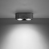Sollux Lighting Lubinis šviestuvas BASIC 2 concrete