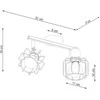 Sollux Lighting Lubinis šviestuvas BELUCI 2 baltas