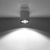 Lubinis šviestuvas Sollux Lighting Sollux Plafonas BLAKE pilkas