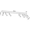 Sollux Lighting Lubinis šviestuvas EYETECH 6 baltas