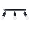 Sollux Lighting Lubinis šviestuvas FORNES 3 juodas